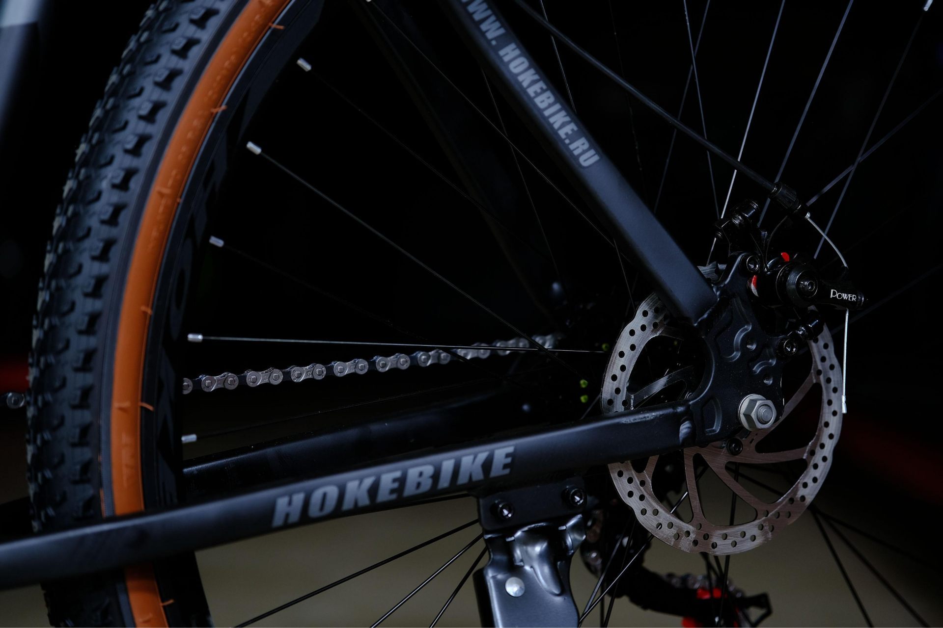 Тормоз Power disc 160 механический
 HOKE ONE WAY 29 матовый чёрный 19